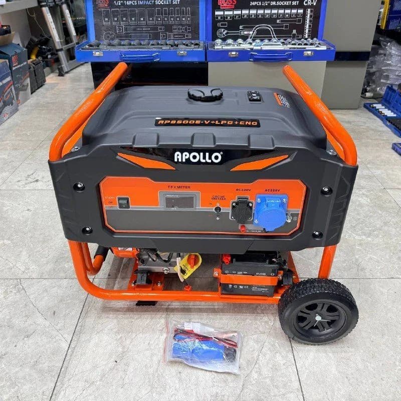 موتور برق 8.5 کیلووات سه گانه سوز استارتی آپولو مدل 8500V — تصویر ۲
