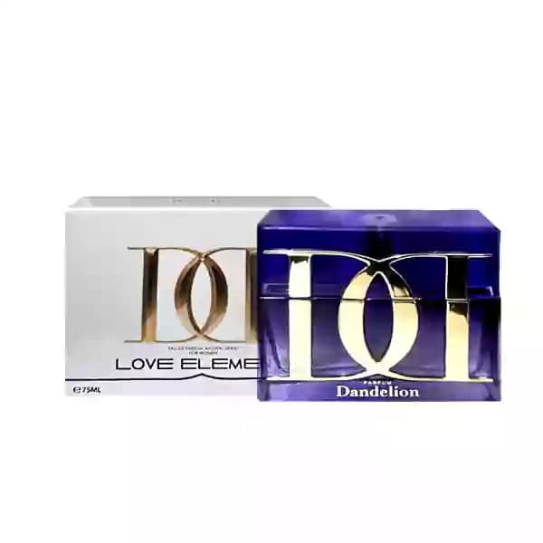 ادو پرفیوم زنانه دندلیون مدل لاو المنت LOVE ELEMENT حجم 75 میلی لیتر — تصویر ۲