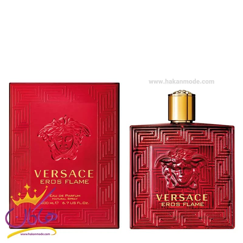 عطر ادکلن ورساچه اروس فلیم مردانه قرمز 200 میل — تصویر ۲