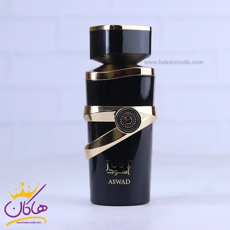 ادکلن فرگرانس ورد مردانه جاست اسود مدل اسد 100 میل — تصویر ۵