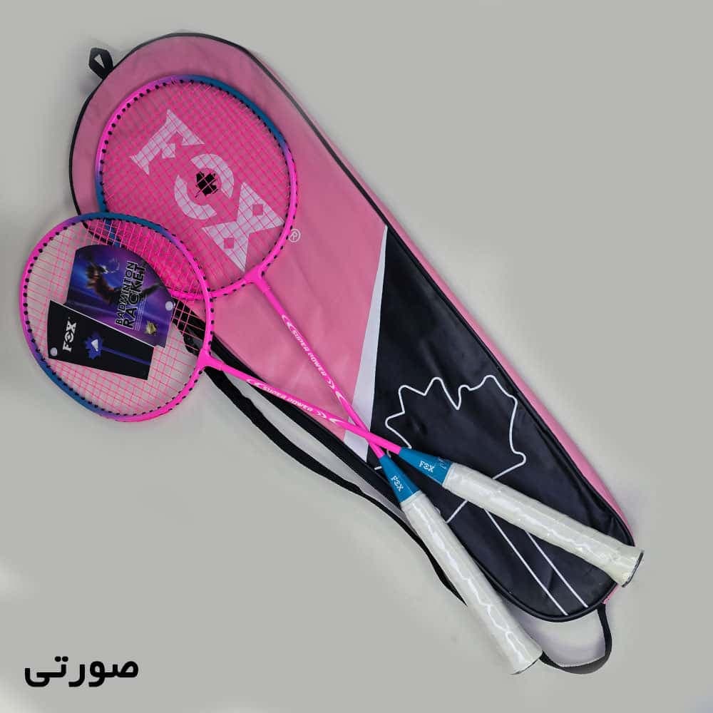 راکت بدمینتون مدل FOX-6636 بسته دو عددی — تصویر ۷
