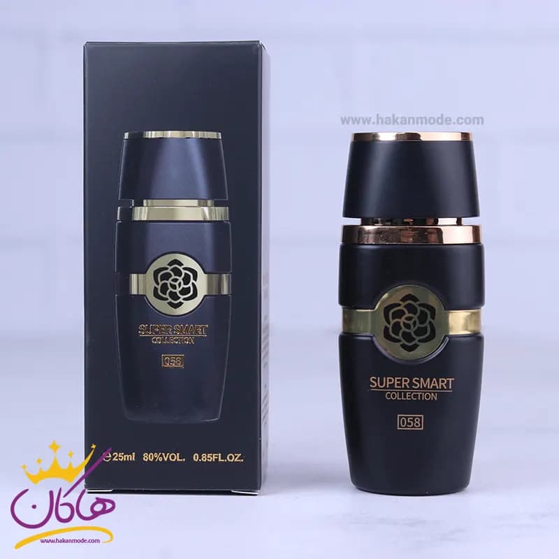 ادکلن جیبی سوپر اسمارت 058 اسد لطافه 25 میل — تصویر ۳