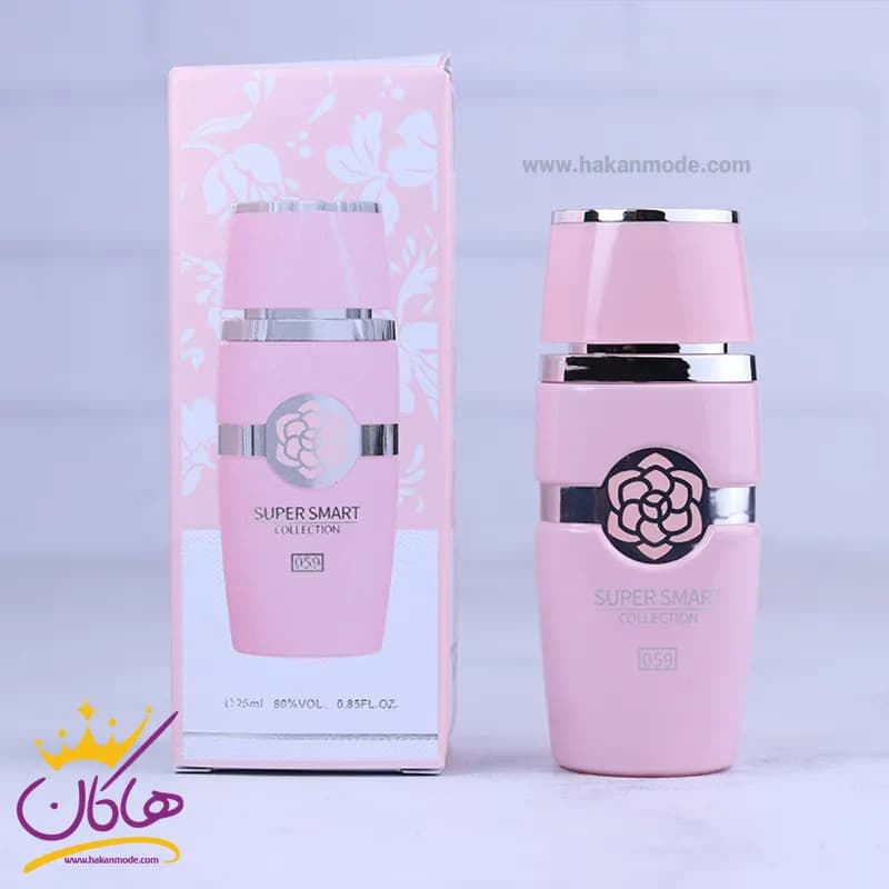 ادکلن جیبی سوپر اسمارت زنانه 059 یارا صورتی 25 میل — تصویر ۳