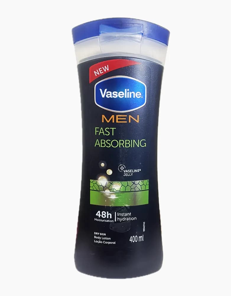 لوسیون بدن مردانه وازلین مدل Fast Absorbing | حجم 400 میل