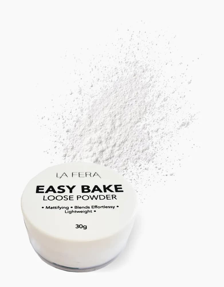 پودر بیک لافرا LA FERA پودر فیکس مدل EASYBAKE بی رنگ — تصویر ۲