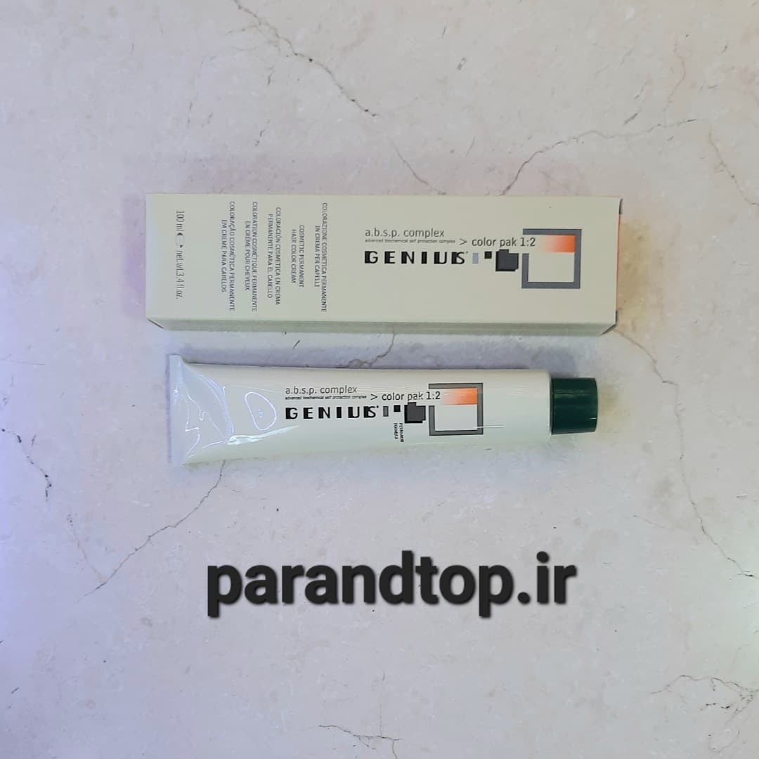 رنگ موی حرفه ای جنیوس ایتالیا شمار 3.05 سری شکلاتی حجم 100میل رنگ شکلاتی — تصویر ۲