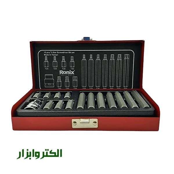 جعبه بیت ستاره ای رونیکس 15 عددی مدل RH-2696 — تصویر ۵