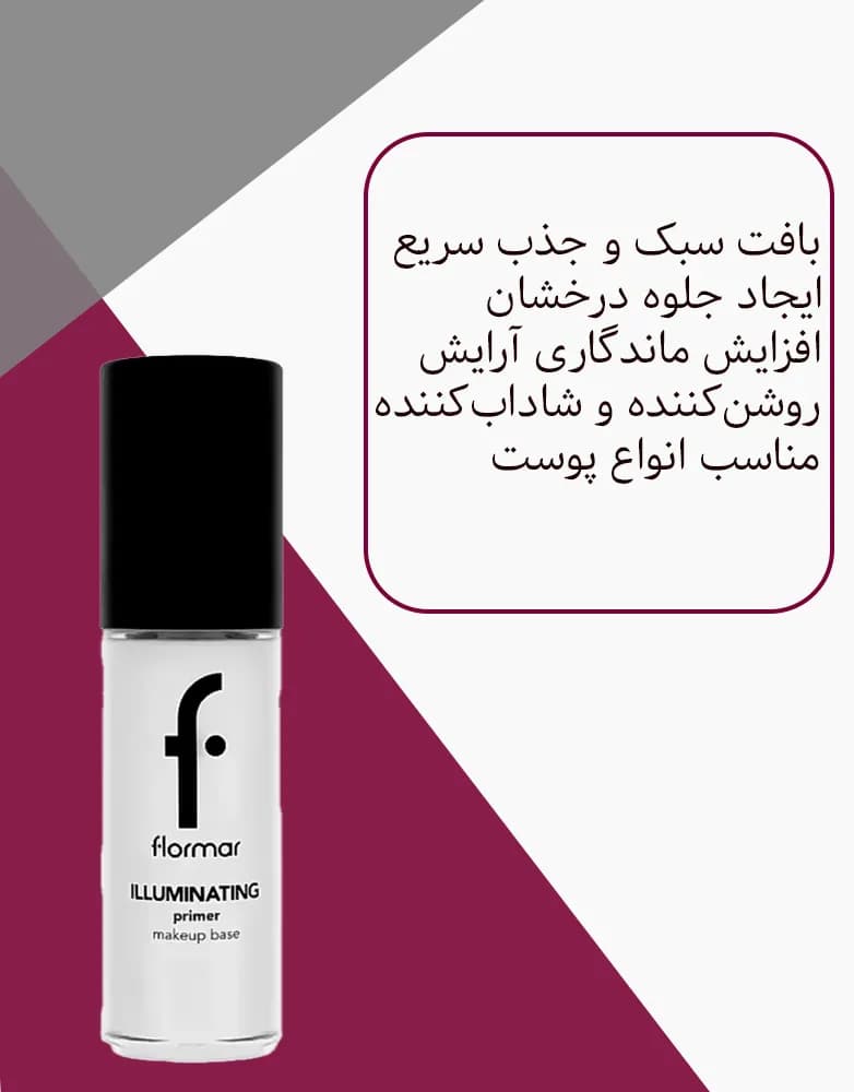 پرایمر شیشه‌ای فلورمار مدل Illuminating — تصویر ۲
