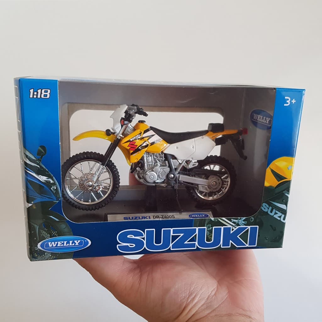 ماکت موتور سیکلت سوزوکی مدل DR-Z400S برند ویلی مقیاس ۱:۱۸ — تصویر ۳