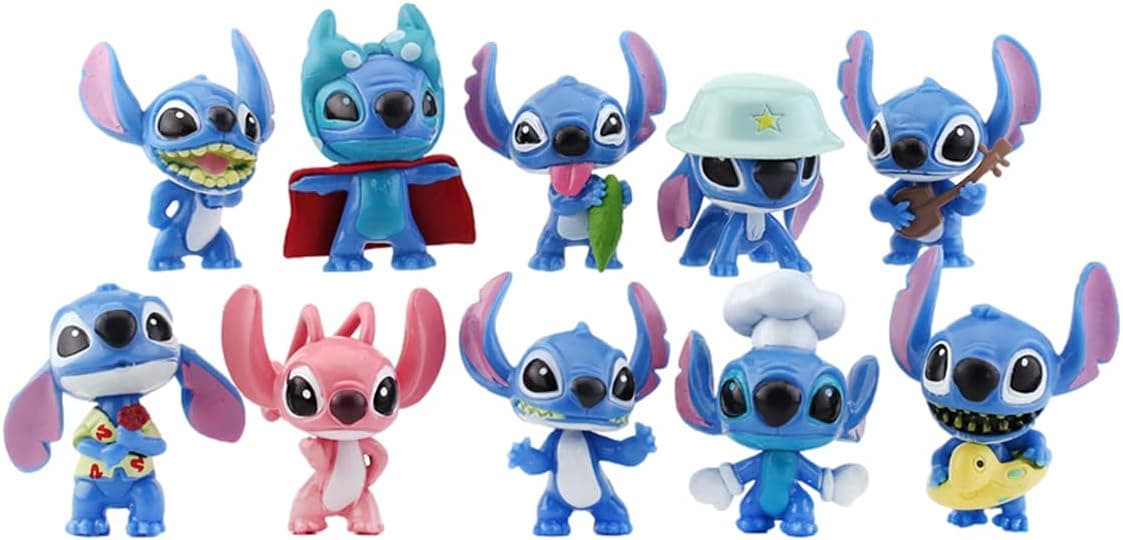 فیگور مدل لیلو و استیچ Lilo & Stitch مجموعه 10 عددی — تصویر ۱۰
