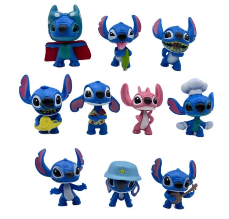 فیگور مدل لیلو و استیچ Lilo & Stitch مجموعه 10 عددی — تصویر ۸