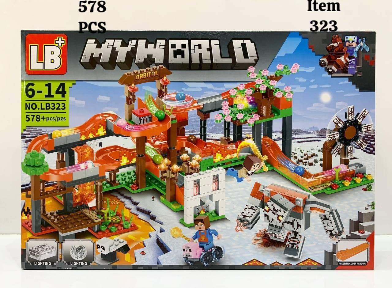 ساختنی لگو ماینکرافت برفی Mincraft کد 323
