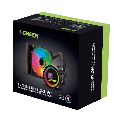 GREEN GLACIER 120 ECO-ARGB CPU Liquid Cooler — تصویر ۴