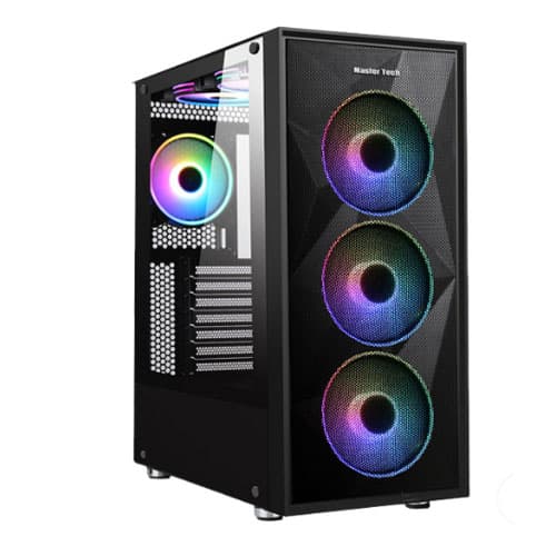 MASTER TECH Hunter X Gaming Black Computer Case — تصویر ۲