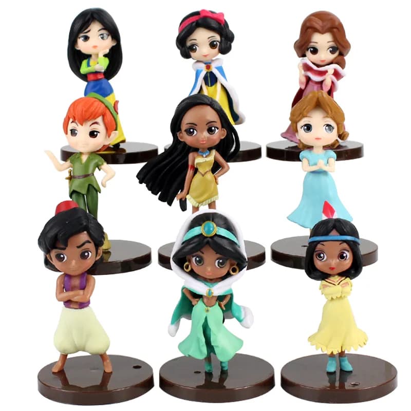 فیگور پرنسس های دیزنی Disney Princesses مجموعه 9 عددی — تصویر ۷