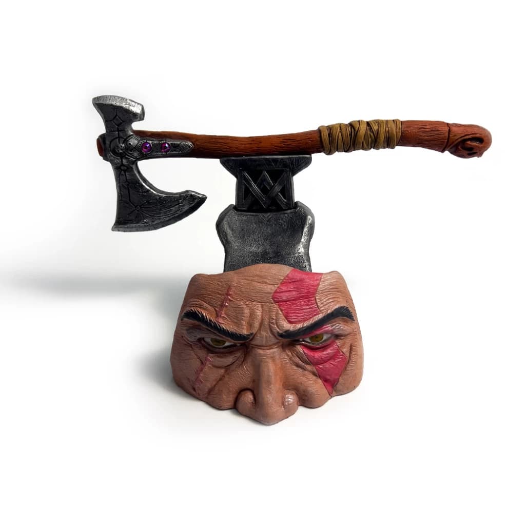 استند دسته کریتوس Kratos مدل (گاد آف وار) خدای جنگ God of War (دست ساز) — تصویر ۳
