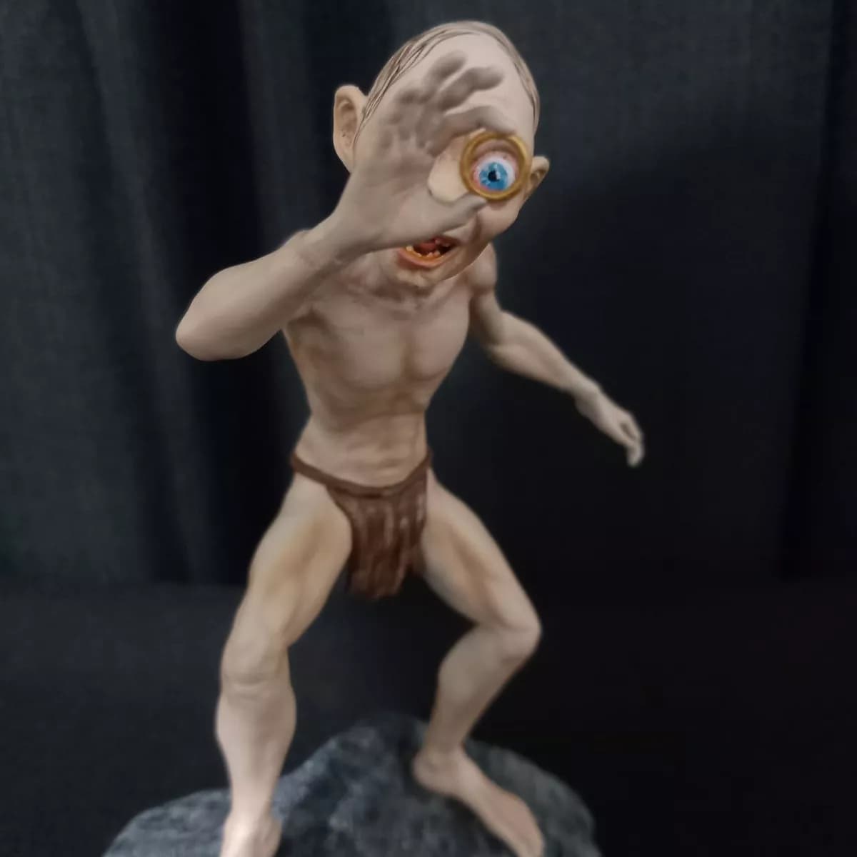 فیگور گالوم Gollum مدل ارباب حلقه ها The Lord of the Rings (دست ساز) — تصویر ۵