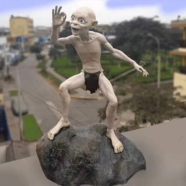فیگور گالوم Gollum مدل ارباب حلقه ها The Lord of the Rings (دست ساز) — تصویر ۳