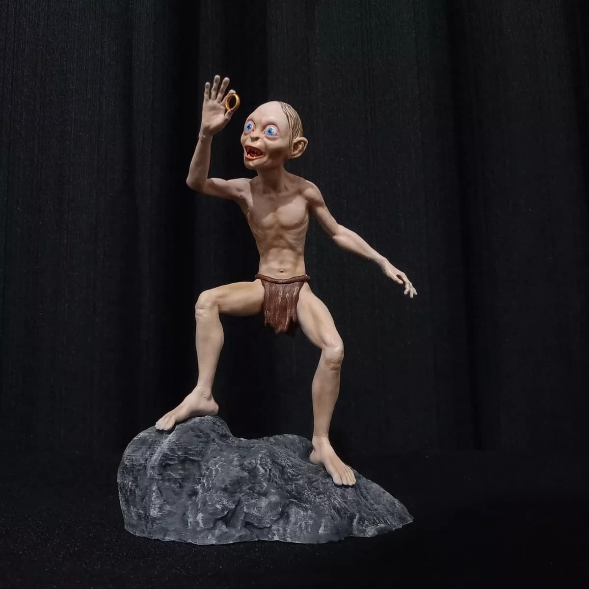 فیگور گالوم Gollum مدل ارباب حلقه ها The Lord of the Rings (دست ساز) — تصویر ۷