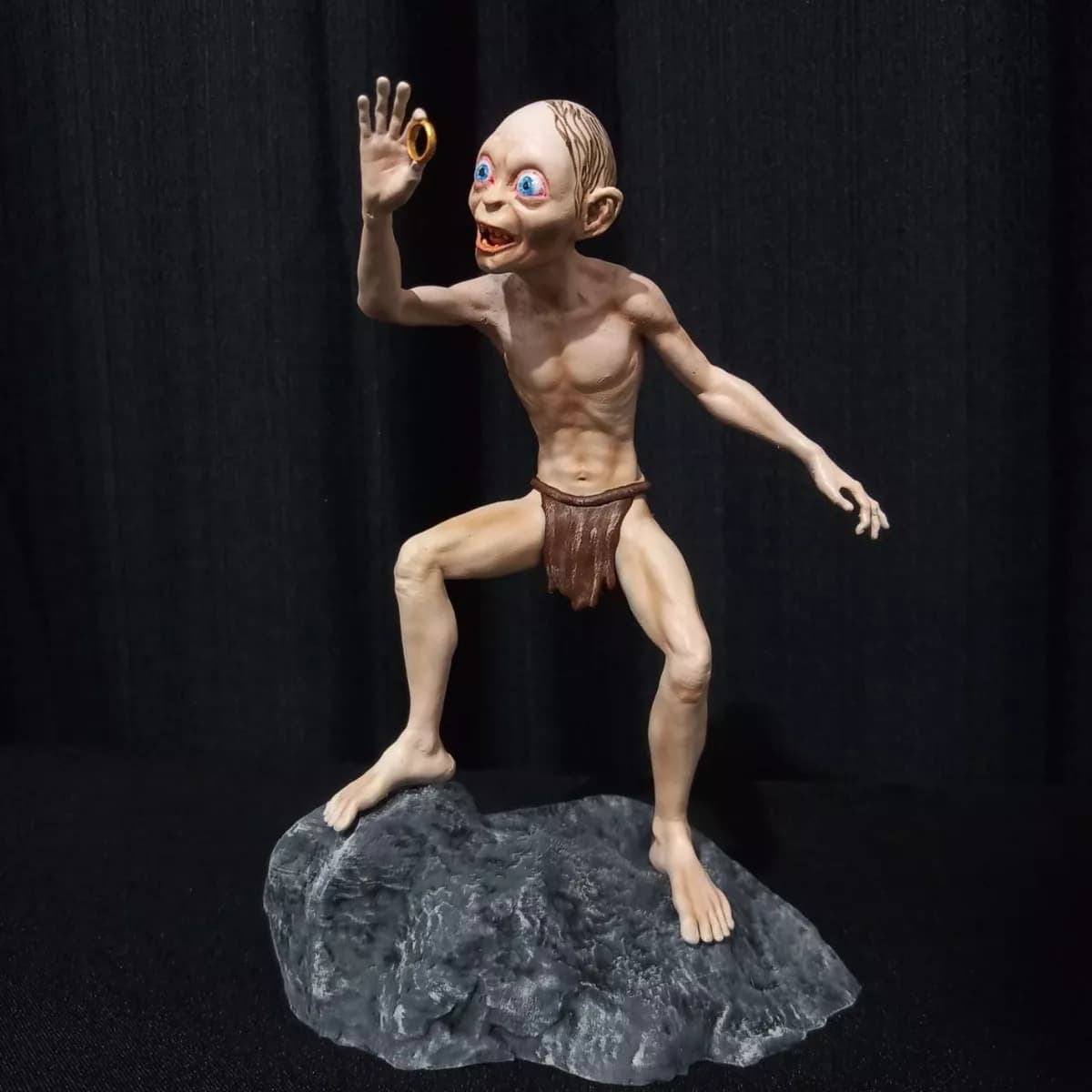فیگور گالوم Gollum مدل ارباب حلقه ها The Lord of the Rings (دست ساز) — تصویر ۶