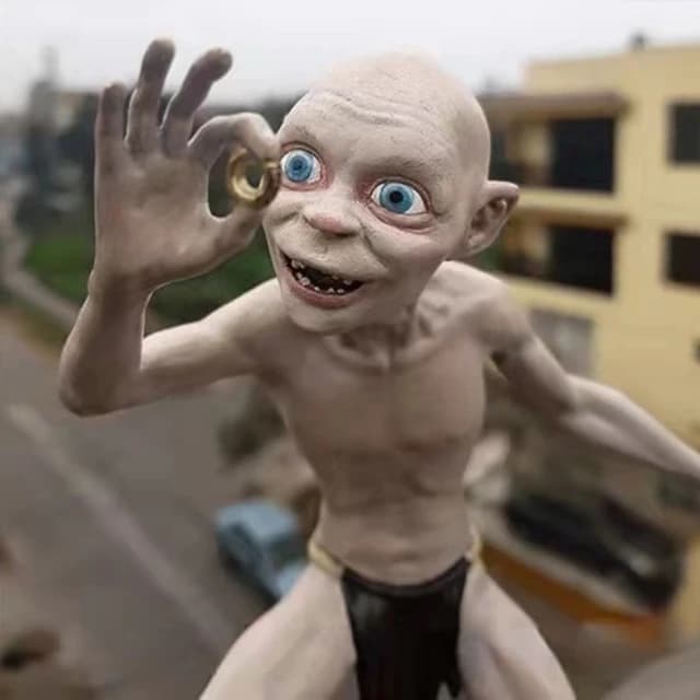 فیگور گالوم Gollum مدل ارباب حلقه ها The Lord of the Rings (دست ساز) — تصویر ۲