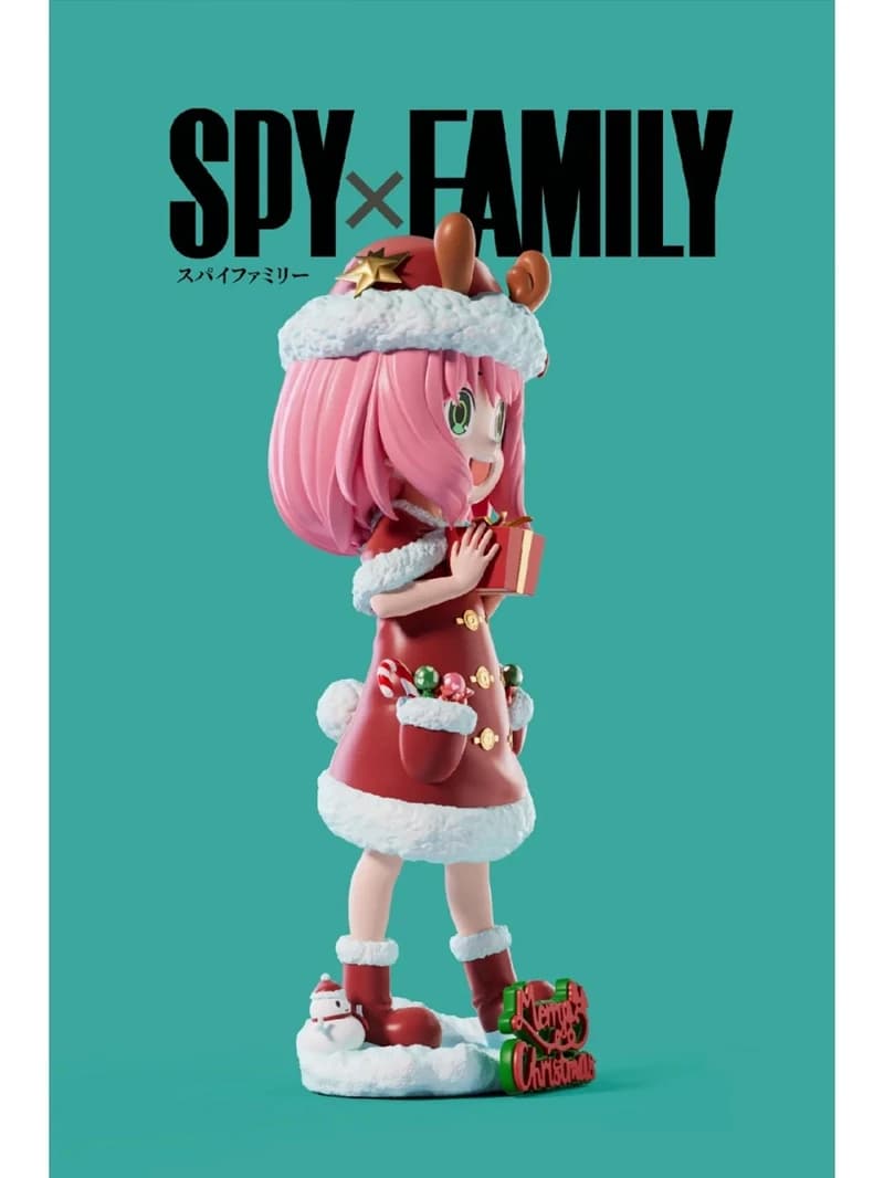 فیگور مدل آنیا فورجر Anya Forger طرح خانواده جاسوس Spy × Family (کریسمس) — تصویر ۸