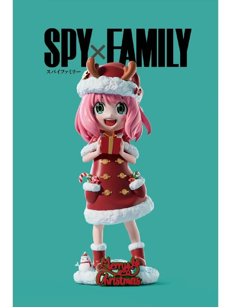 فیگور مدل آنیا فورجر Anya Forger طرح خانواده جاسوس Spy × Family (کریسمس) — تصویر ۵