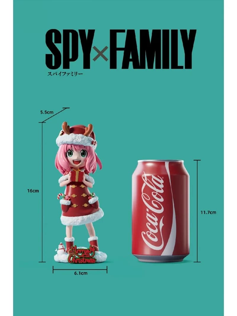 فیگور مدل آنیا فورجر Anya Forger طرح خانواده جاسوس Spy × Family (کریسمس) — تصویر ۶