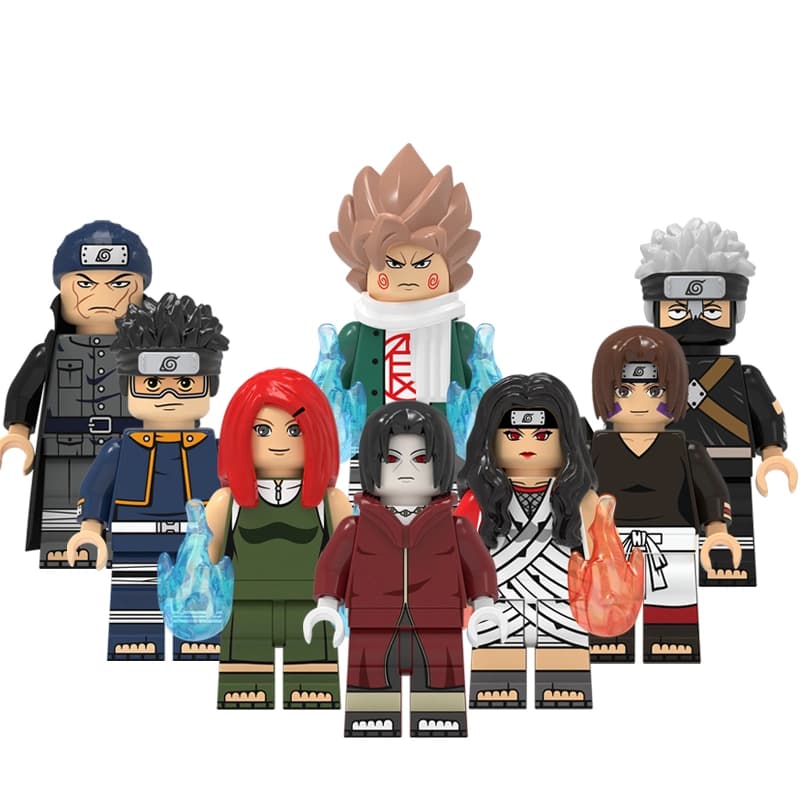 مینی فیگور لگو مدل ناروتو Naruto مجموعه 8 عددی کد KDL807