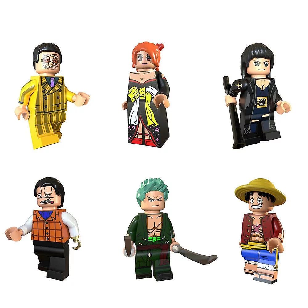 مینی فیگور لگو مدل وان پیس One Piece مجموعه 6 عددی کد XP036