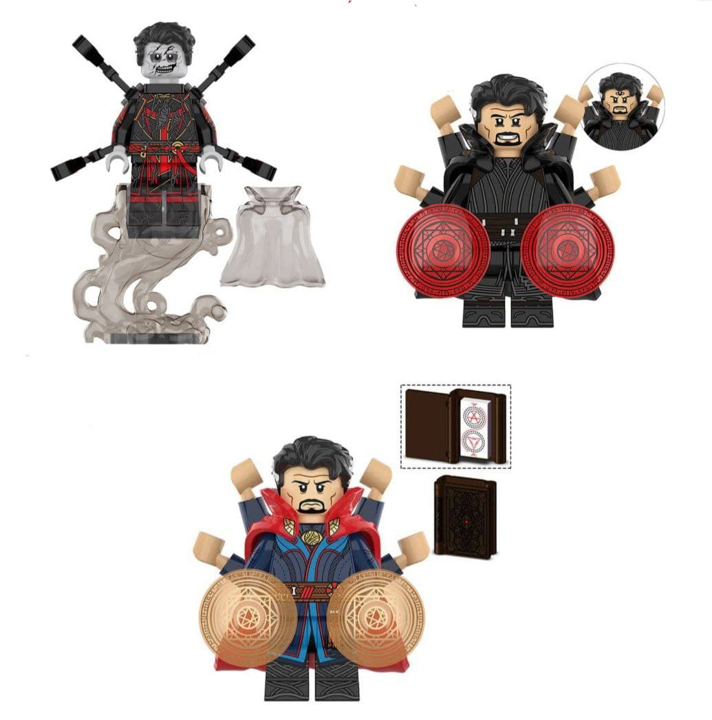 مینی فیگور لگو مدل دکتر استرنج Doctor Strange مجموعه 3 عددی کد XP440