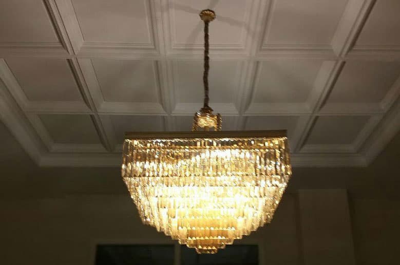 لوستر کریستالی 10090 با قطر 100 — تصویر ۲
