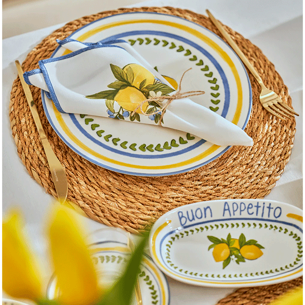 سرویس غذا خوری 6 نفره 50 پارچه بلا میسون مدل Lemoncello — تصویر ۳