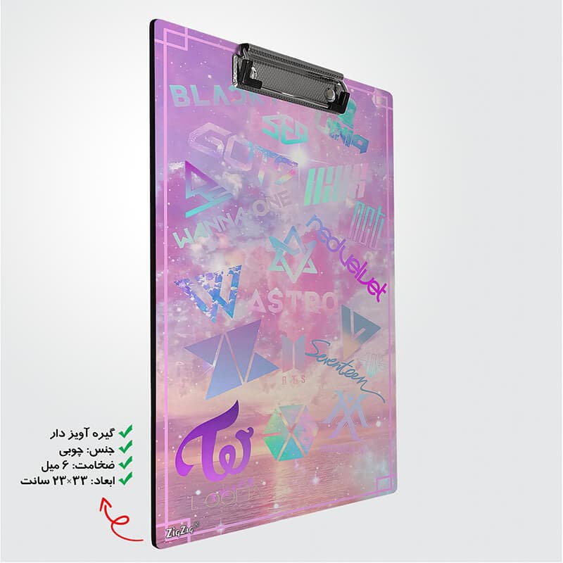 تخته شاسی طرح بلک پینک کد W7028 — تصویر ۶