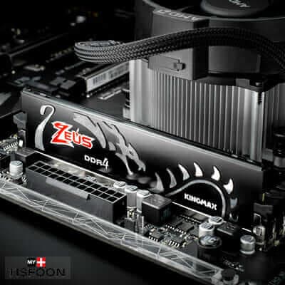 رم کامپیوتر کینگ مکس DDR4 مدل Zeus Dragon 3000Mhz CL16 ظرفیت ۱۶ گیگابایت — تصویر ۵