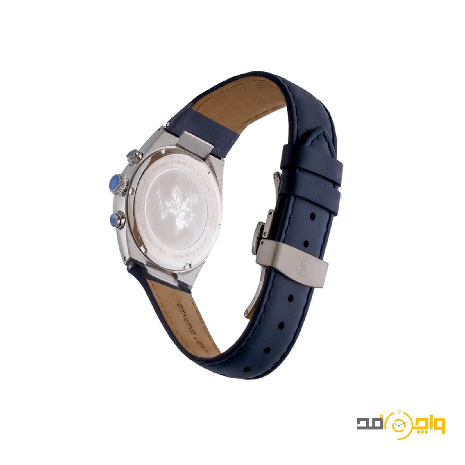 ساعت مردانه آمریکایی پولو بورلی هیلز مدل BP3821X.399 با بند چرمی — تصویر ۶