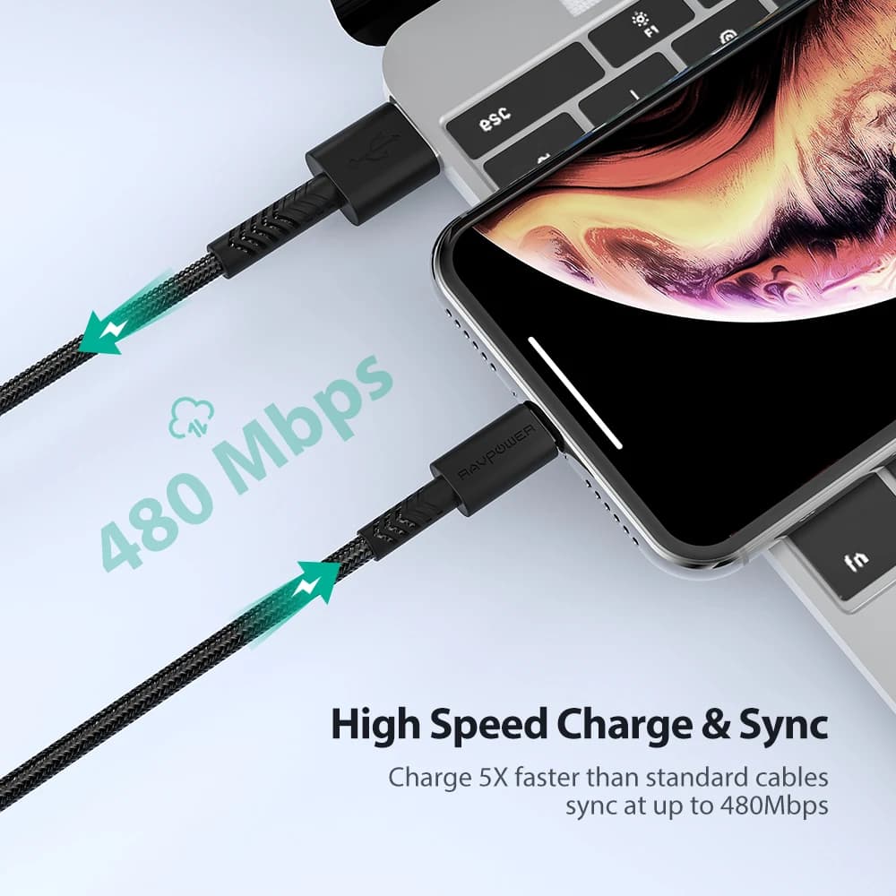 کابل روپاور Lightning مدل RP-CB042 — تصویر ۳