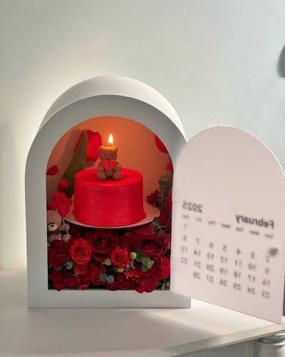سبد گل و کیک به مناسبت فرا رسیدن ماه شعبان