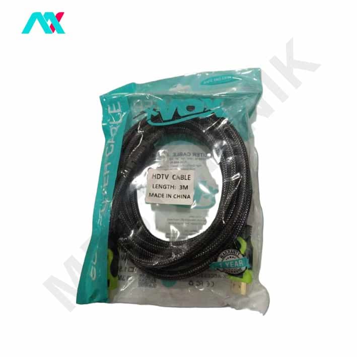 کابل HDMI ایکس وکس XVOX طول 3 متر — تصویر ۲
