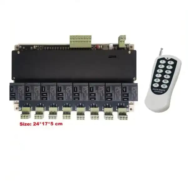 پیامکی ریموتی 8 کاناله LG8857M رله 30A — تصویر ۲