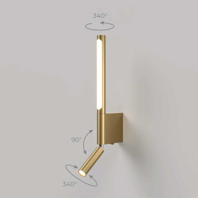 چراغ دیواری مدرن مدل Gold Cylinder کد w4 — تصویر ۷