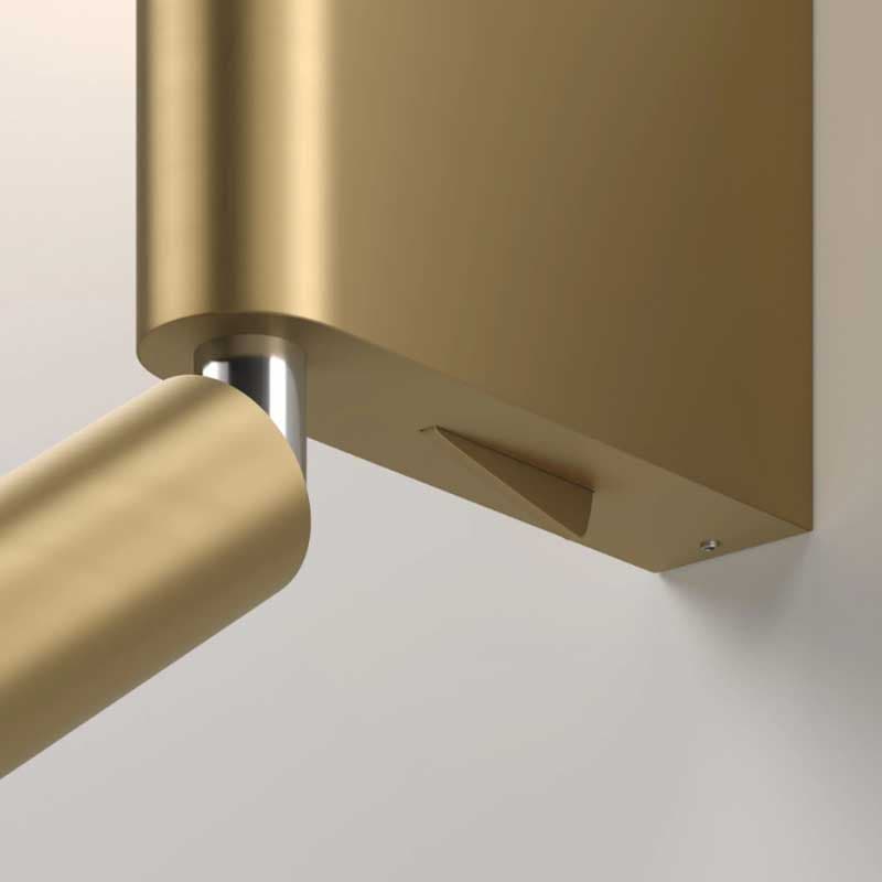 چراغ دیواری مدرن مدل Gold Cylinder کد w4 — تصویر ۴