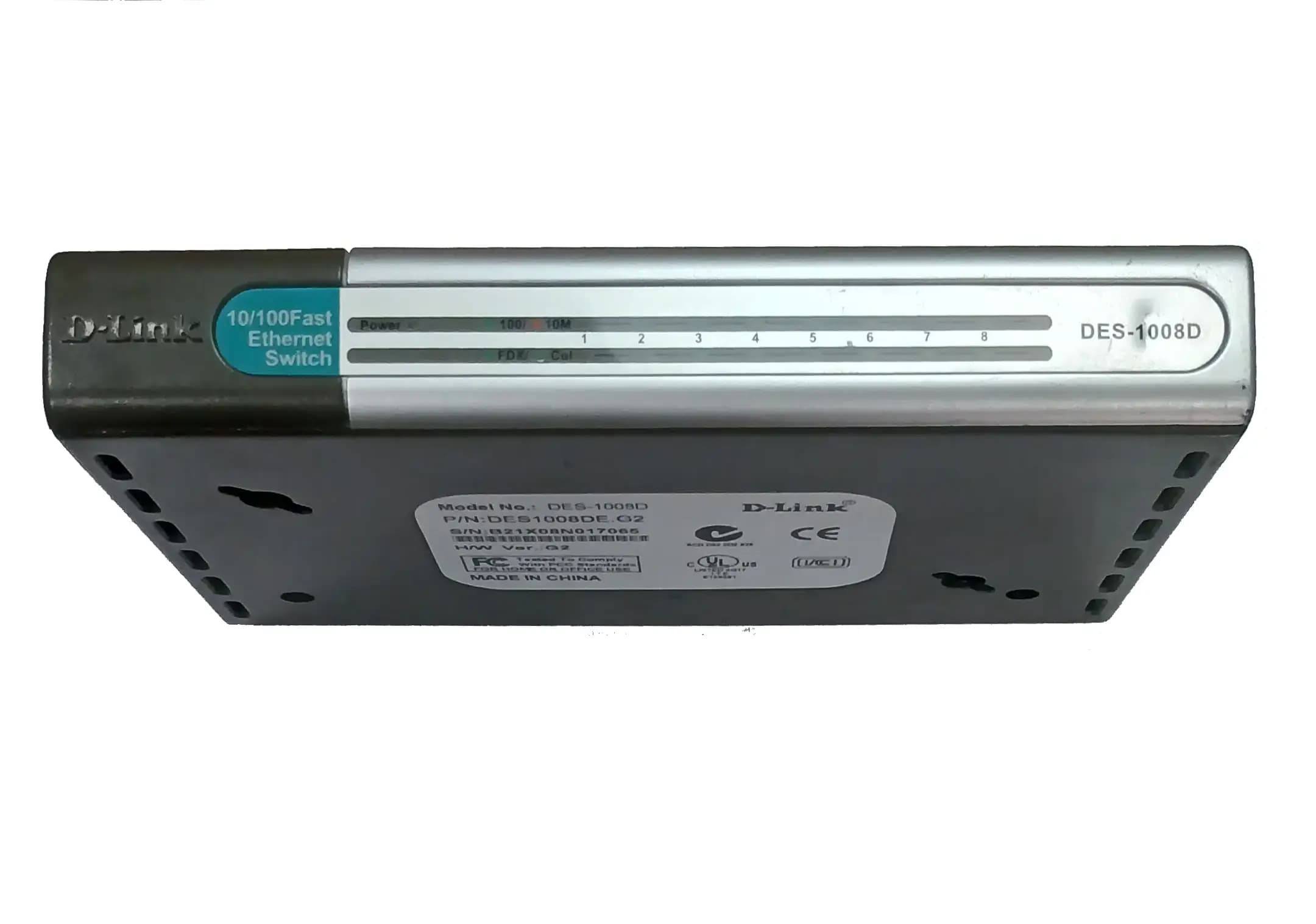 سوییچ 8 پورت D-Link مدل DES-1008D (کارکرده) — تصویر ۴