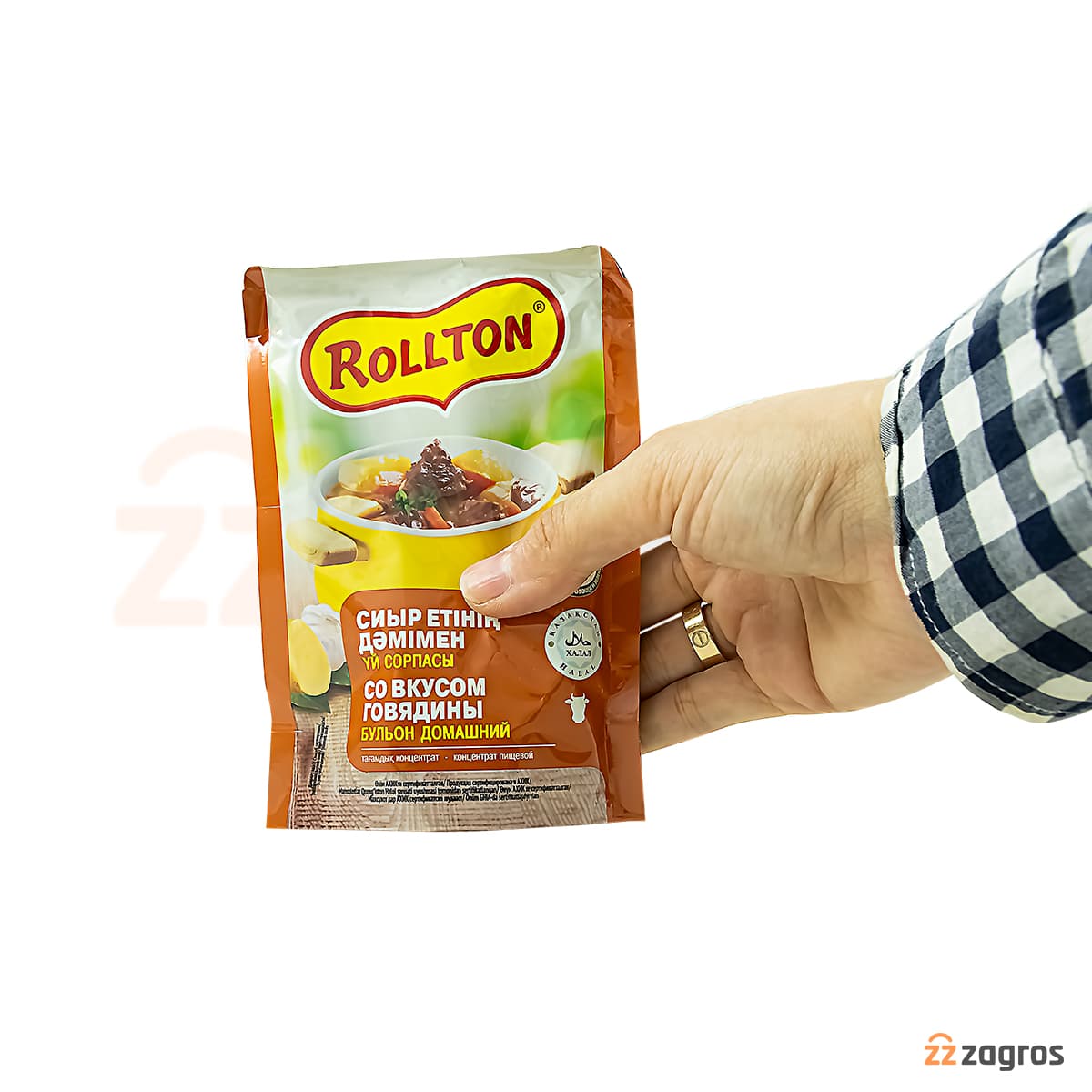 عصاره گوشت گاو رولتون Rollton وزن 90 گرم — تصویر ۳