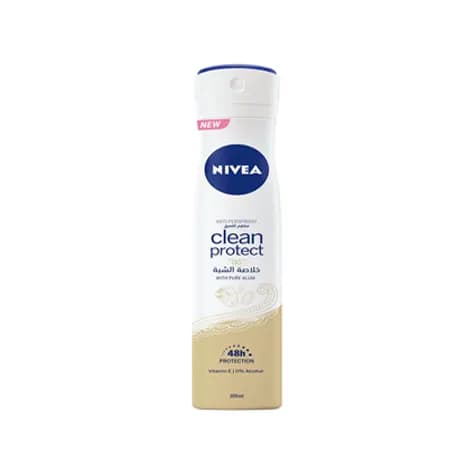 اسپری ضد تعریق زنانه نیوآ مدل Clean Protect حاوی ویتامین E حجم 200 میل — تصویر ۳