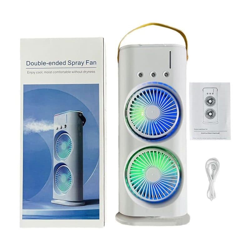 پنکه رومیزی مه پاش دوبل spray fan — تصویر ۴