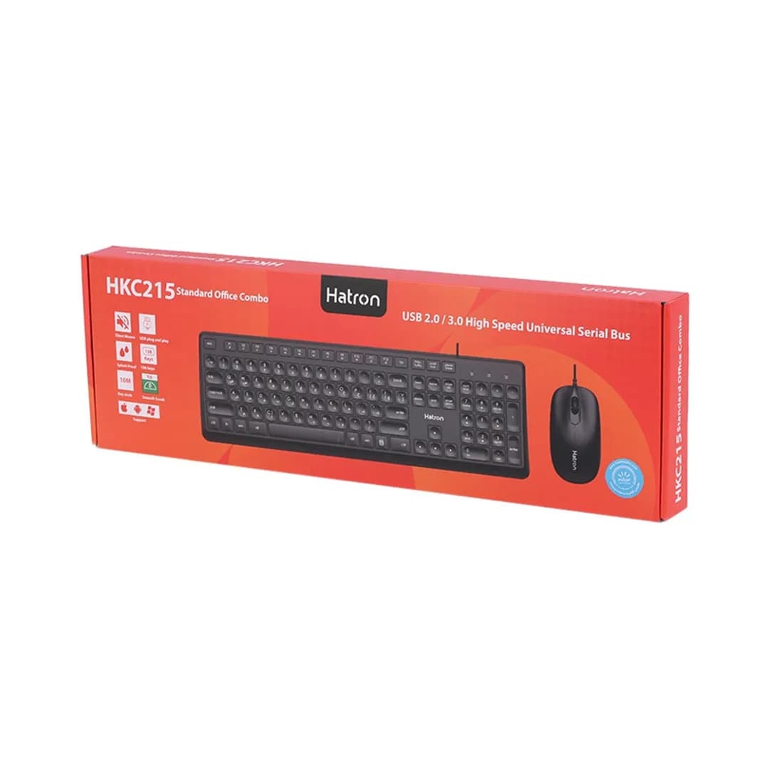 کیبورد ماوس سیمی هترون مدل HKC215 — تصویر ۹