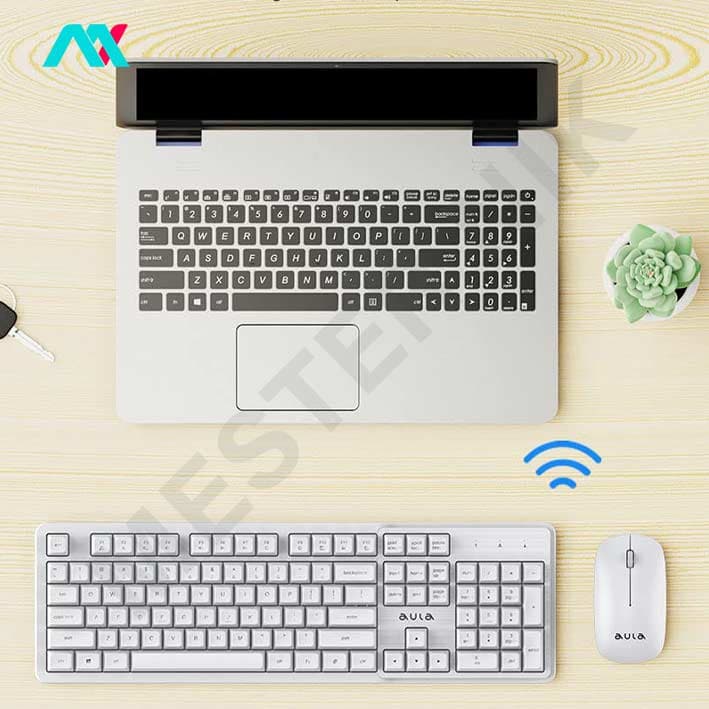 کیبورد ماوس بی‌سیم آئولا مدل ac202 — تصویر ۲