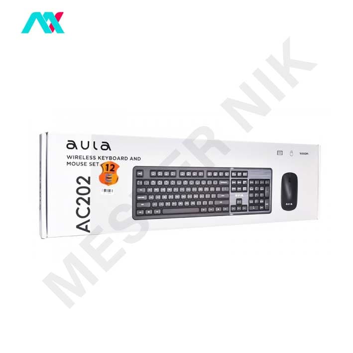 کیبورد ماوس بی‌سیم آئولا مدل ac202 — تصویر ۴