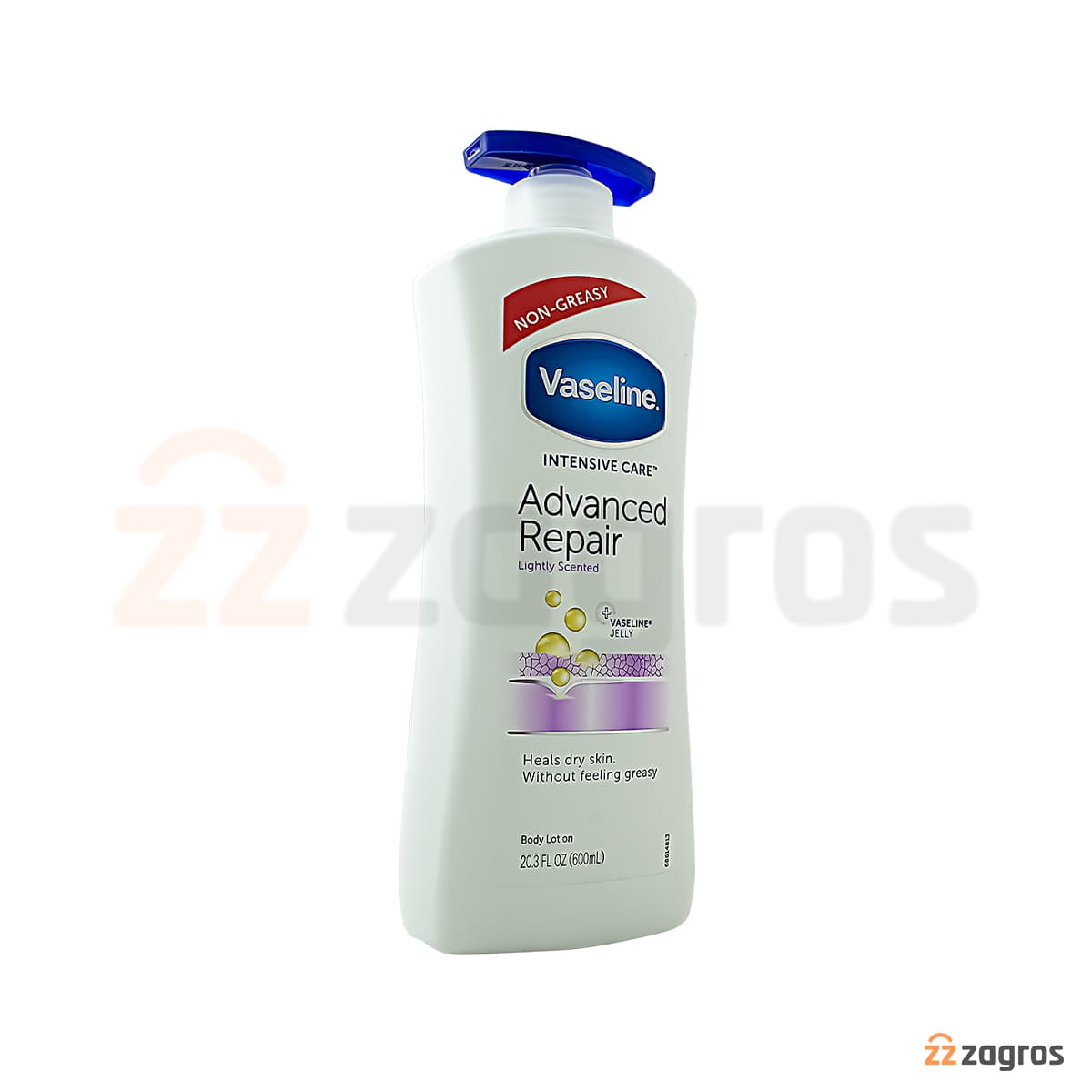 لوسیون بدن وازلین مدل Advanced Repair حجم 600 میل — تصویر ۲